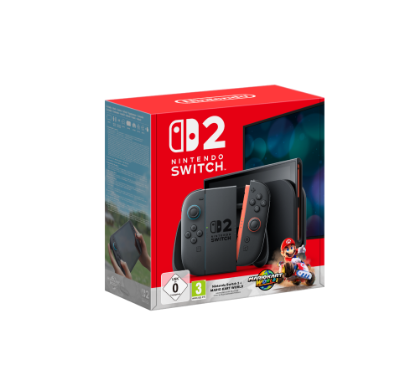PREDNAROČILO - Igralna konzola NINTENDO Switch 2 Mario Kart World paket, rdeči in modri Joy-Con