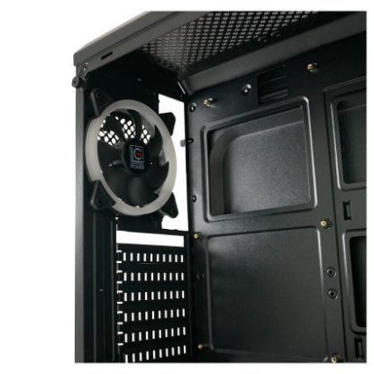 Ohišje LC POWER LC-703B-ON Quad-Luxx, MIDI, ATX, window, črno, bez napajalnika