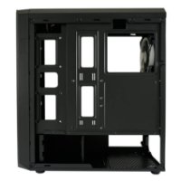 Ohišje LC POWER LC-703B-ON Quad-Luxx, MIDI, ATX, window, črno, bez napajalnika