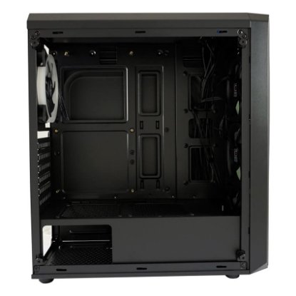 Ohišje LC POWER LC-703B-ON Quad-Luxx, MIDI, ATX, window, črno, bez napajalnika