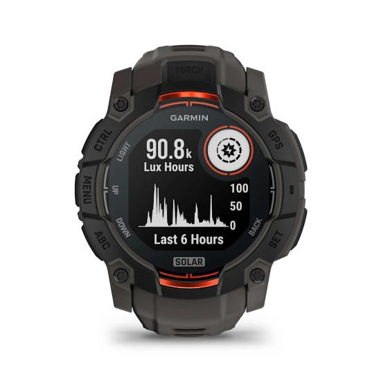 Pametna ura GARMIN Instinct 3 Solar 50mm, GPS, HR, Pametna obvestila, črni
