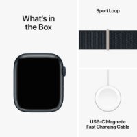 Pametna ura APPLE Watch S9 GPS, 45mm Midnight Alu Case w Midnight Sport Loop