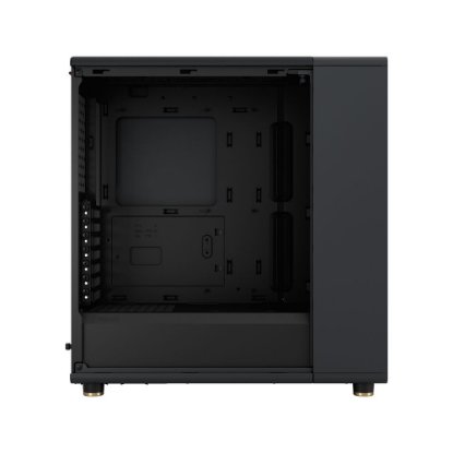 Ohišje FRACTAL DESIGN North TG Dark, ATX, črno, brez napajalnika