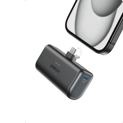 Mobilni USB polnilec ANKER Nano 5K, 5000 mAh, USB-C, črni