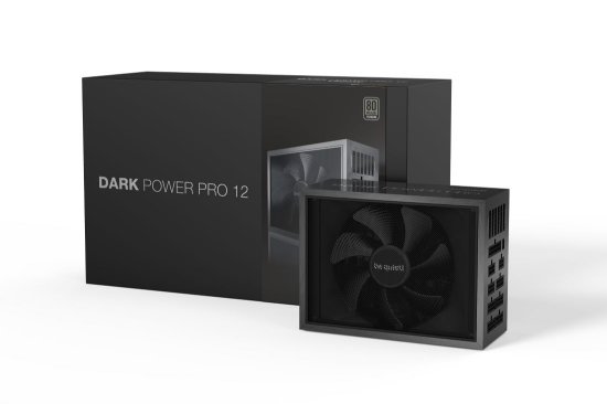 Napajlnik 1500W, BE QUIET Dark Power Pro 12, ATX v2.4, 135mm vent., modularno, 80+ Titanium, PFC