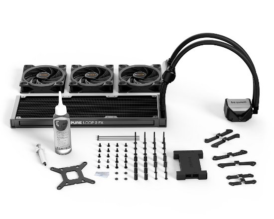 Vodno hlajenje BE QUIET Pure Loop 2 FX 360mm, ARGB, CPU hlađenje, za Intel i AMD