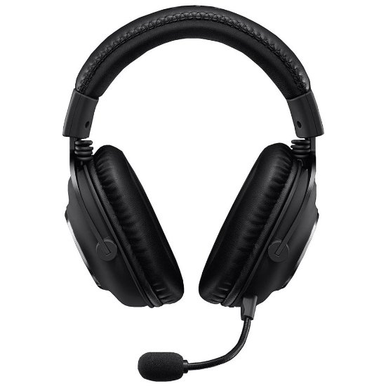 Slušalke LOGITECH Gaming G PRO X, 7.1, črne, stojalo