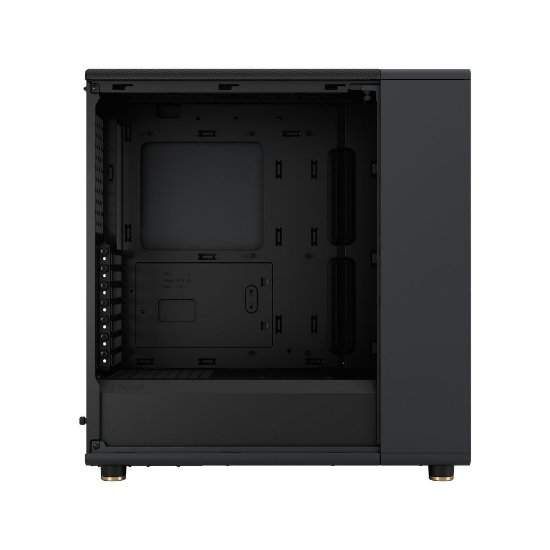Ohišje FRACTAL DESIGN North TG Dark, ATX, črno, brez napajalnika