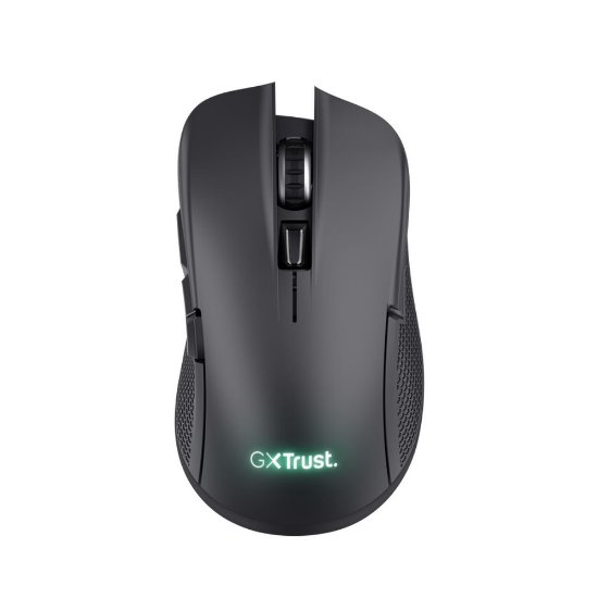 Miška TRUST GXT 923 Ybar Wireless, RGB, optički, bežični, 7200dpi, črni