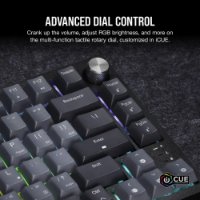 Tipkovnica CORSAIR K65 Plus Wireless, mehanička, brezžična, Corsair MLX Red, US Layout, USB, črna