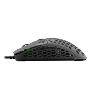 Miška WHITE SHARK Naginata Premium Line, RGB, optički, 16000dpi, USB, črni