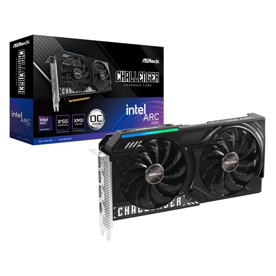 Grafična kartica ASRock Intel Arc B580 Challenger OC, 12GB GDDR6