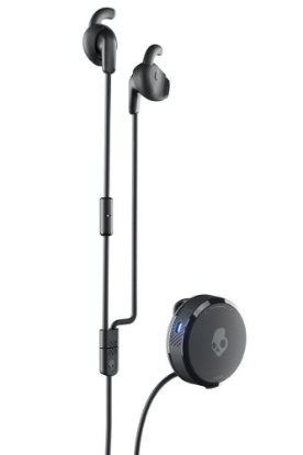 slušalke SKULLCANDY VERT WIRELESS IN-EAR W/MIC, brezžične, BT, in-ear, mikrofon, črne