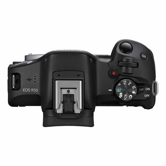 Digitalni fotoaparat CANON EOS R50 + RF-S 18-45mm f/4.5-6.3 IS STM, 24,2 Mp, 4K Ultra HD, črni