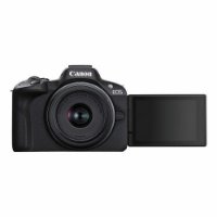 Digitalni fotoaparat CANON EOS R50 + RF-S 18-45mm f/4.5-6.3 IS STM, 24,2 Mp, 4K Ultra HD, črni