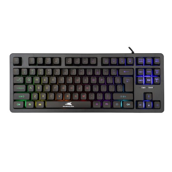 Tipkovnica BARACUDA BGK-01114 Krill, US layout, črna