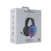 slušalke WHITE SHARK GH-2342 Firefly, LED, črne