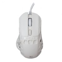 Miška WHITE SHARK Ector, RGB, optički, 12400dpi, beli