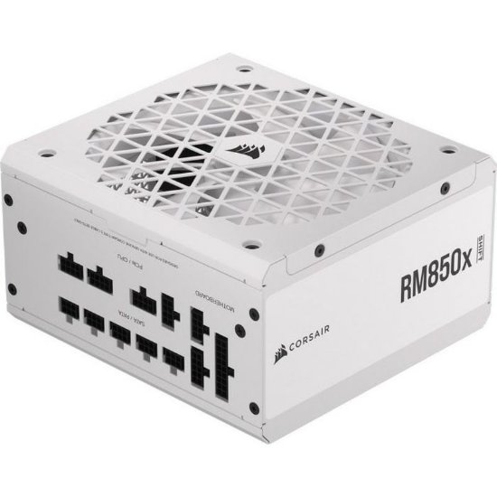 Napajlnik 850W CORSAIR RM850X Shift, ATX v3.1, 140mm vent., 80+ Gold, modularno, belo
