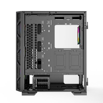 Ohišje BIT FORCE GIANT ARGB-TG4, E-ATX, RGB, črno, window, bez napajalnika