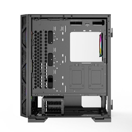 Ohišje BIT FORCE GIANT ARGB-TG4, E-ATX, RGB, črno, window, bez napajalnika