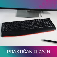 Tipkovnica OCTIO K201U, črna, USB