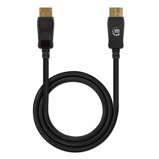 Kabel MANHATTAN, DisplayPort (M) na DisplayPort (M), 8K@60Hz, 1.0m