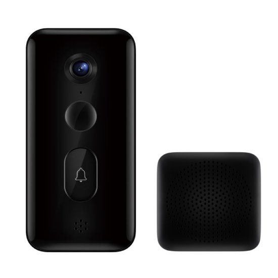 RABLJENI - Pametno bežično zvono XIAOMI Smart Doorbell 3, 2K, črno