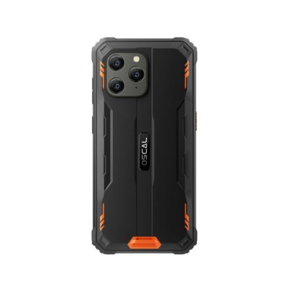 Pametni telefon OSCAL S70 Pro, 6,09", 4GB, 64GB, Android 12, crno-narančasti