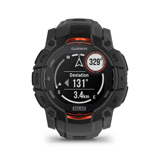 Pametna ura GARMIN Instinct 3 Solar 50mm, GPS, HR, Pametna obvestila, črni