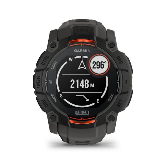 Pametna ura GARMIN Instinct 3 Solar 50mm, GPS, HR, Pametna obvestila, črni