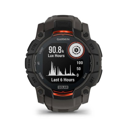 Pametna ura GARMIN Instinct 3 Solar 50mm, GPS, HR, Pametna obvestila, črni
