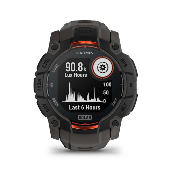 Pametna ura GARMIN Instinct 3 Solar 50mm, GPS, HR, Pametna obvestila, črni