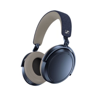 slušalke SENNHEISER Momentum 4 Denim, brezžične, modre, ruksak Travelite Basics
