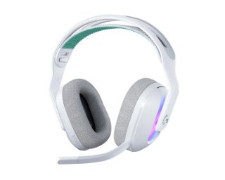 Slušalke LOGITECH Gaming G522 Lightspeed, RGB, brezžične, bele