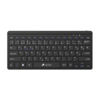 Tipkovnica OCTIO Compact K300WBT, brezžična, Bluetooth, črna