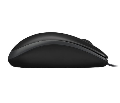 LOGITECH B100 žična optična miška, USB, črna (OEM)