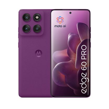 MOBITEL MOTOROLA Edge 60 Pro, 6,7", 12GB, 512GB, Android 15,vijolični + Motorola TurboPower 125W polnilec