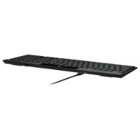 Tipkovnica CORSAIR K100 RGB AIR, mehanska, brezžična, Cherry MX Ultra Low Profile Tactile, US postavitev, USB, črna