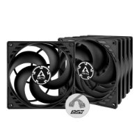 Ventilator ARCTIC P14 PWM PST VP (5 komada u pakiranju), 140mm, 1700 okr/min, črni