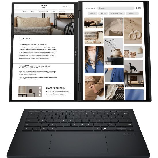 Prenosnik ASUS Zenbook UX8406CA-QL077XIntel Core Ultra 7 265K | 32 GB RAM | 1 TB SSD | Intel HD Graphics | 14" WUXGA 120 Hz OLED zaslon | Windows 11 Pro | Siva barva