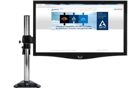 Stojalo za monitor ARCTIC Z1 Gen3, namizni nosilec, za 1 monitor, do 49"
