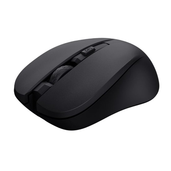 Miš TRUST Mydo Silent, optički, bežični, 1800dpi, crni