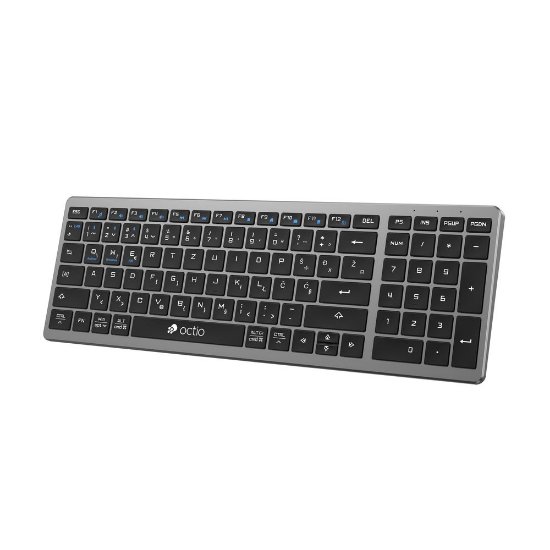 OCTIO Style K290WBT brezžična tipkovnica, Bluetooth, črna