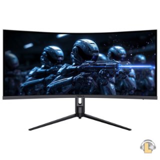 Gaming monitor 34" TESLA GH49 34GH949BW3, UWQHD, VA, 165Hz, 1ms, 500cd/m2, G-Sync, FreeSync, zakrivljeni, zvučnici, crni