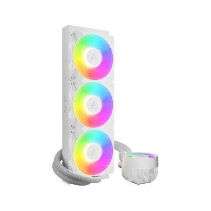 Vodeno hlajenje ARCTIC Liquid Freezer III 360 Pro ARGB, za Intel in AMD, belo