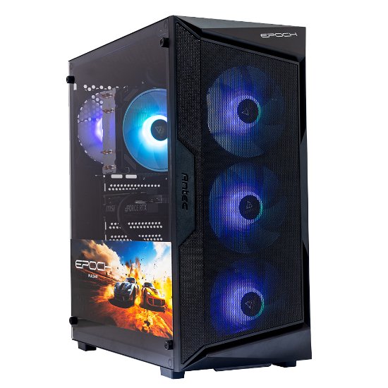 EPOCH Pulsar / Ryzen 5 7500F, 16GB DDR5, 1TB SSD NVMe, nVidia GeForce RTX 4060 Ti 8GB, WiFi, Windows 11, črno + Volan Logitech G29
