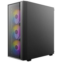 Ohišje ANTEC AX65 ARGB, MIDI, ATX, s steklenim oknom, črno, brez napajalnika