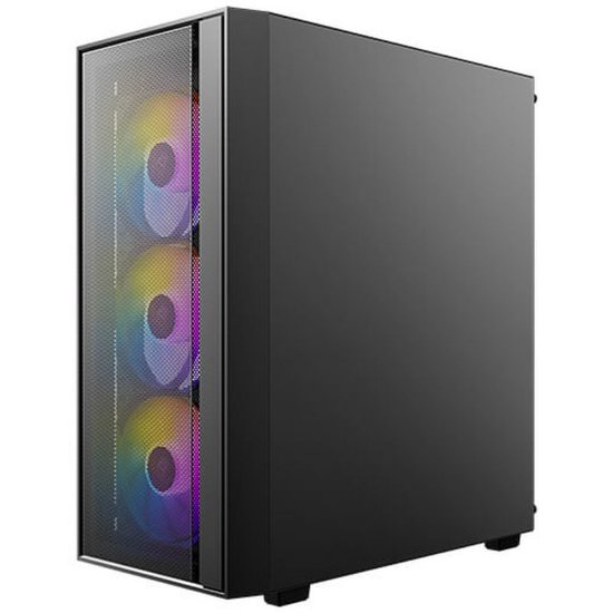 Ohišje ANTEC AX65 ARGB, MIDI, ATX, s steklenim oknom, črno, brez napajalnika