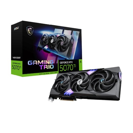 Grafička kartica MSI GeForce RTX 5070 Ti Gaming Trio OC, 16GB GDDR7
